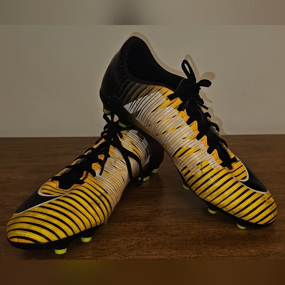 Gently Used Condition Nike Mercurial Vortex III FG soccer cleats - SIZE 12 - Picture 1 of 10